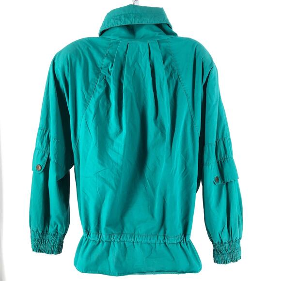 90s green windbreaker jacket 1990s vintage - Picture 3 of 9